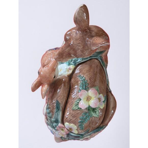 Fitz and Floyd Classics Woodland Spring Collection Animal Box with Lid Vintage - Picture 7 of 11